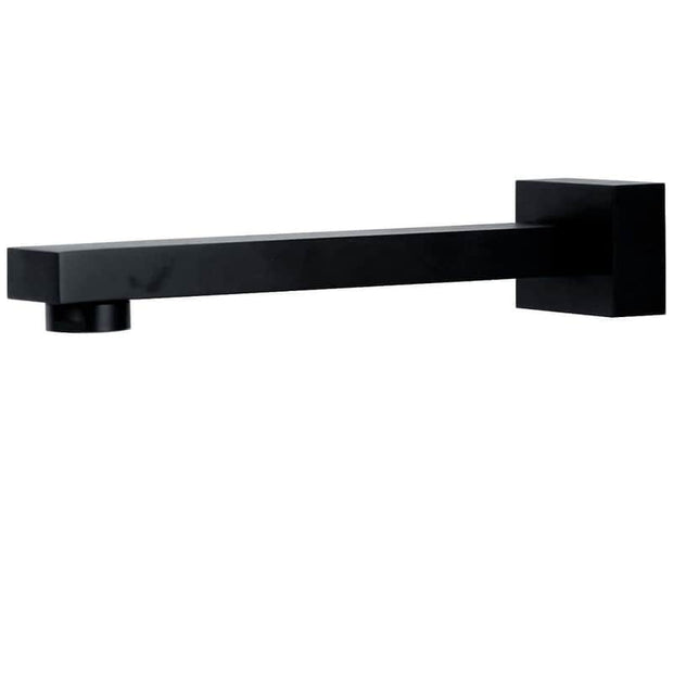 Zenmo Acqua Square Bath Spout in Matte Black