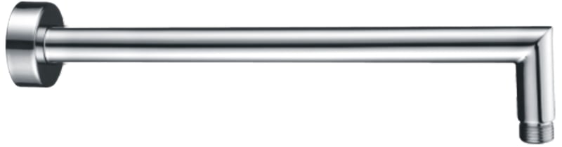 Zenmo Doccia Round L Shaped Shower Arm in Brushed Nickel