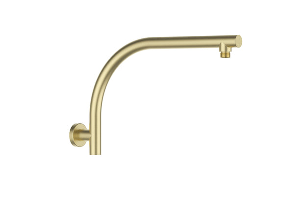 Zenmo Doccia Round Rise Up Shower Arm in Brushed Brass