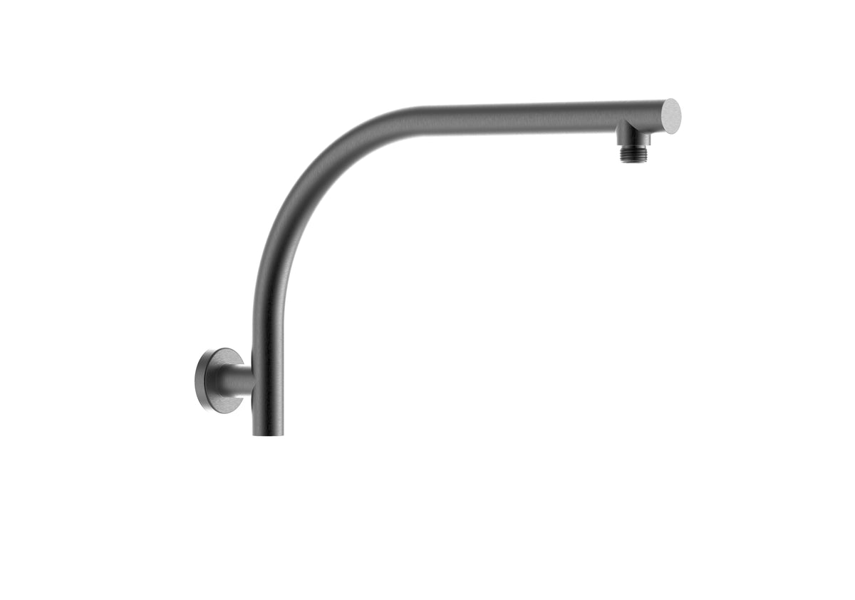 Zenmo Doccia Round Rise Up Shower Arm in Gun Metal