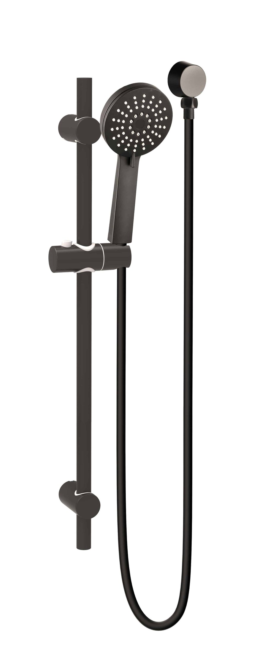 Zenmo Rainjet Shower Head on Rail in Gun Metal