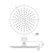 Zenmo Doccia 300mm Round Shower Head
