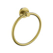 Zenmo Tiara Towel Ring in Brushed Brass