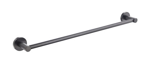 Zenmo Tiara 60cm Single Towel Rail in Gun Metal