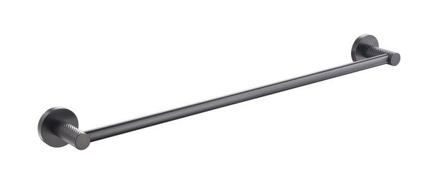 Zenmo Tiara 60cm Single Towel Rail in Gun Metal