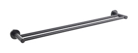 Zenmo Tiara 75cm Double Towel Rail in Gun Metal