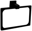 Zenmo Qubi Towel Ring in Matte Black