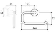 Zenmo Jess Curved Toilet Roll Holder