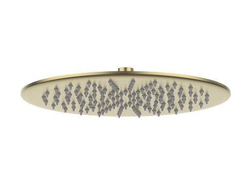 Zenmo Doccia 300mm Round Shower Head in Brushed Brass