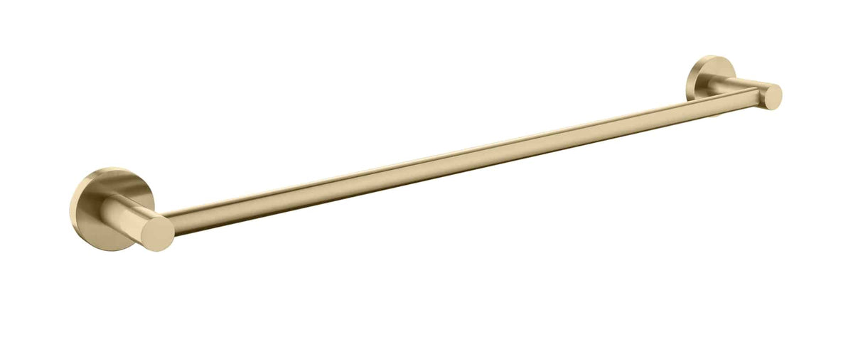 Zenmo Jess 75cm Single Towel Rail in Brushed Brass
