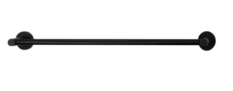 Zenmo Jess 75cm Single Towel Rail in Matte Black