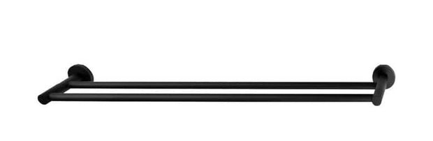 Zenmo Jess 75cm Double Towel Rail in Matte Black