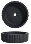 Zenmo Piaza Above Counter Basin in Matte Black