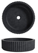 Zenmo Piaza Above Counter Basin in Matte Black