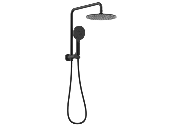 Zenmo Mondo Compact Twin Shower Set in Gun Metal
