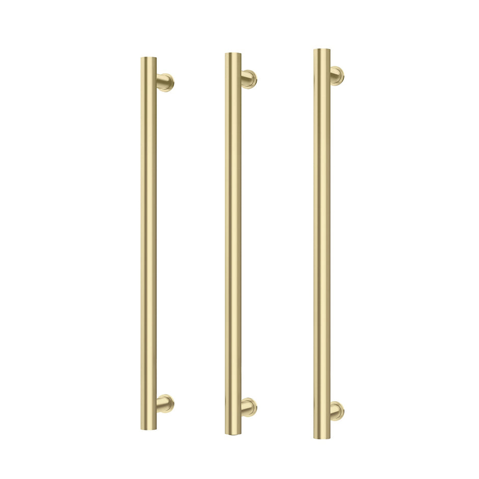 Heated Triple Towel Rail Round 800mm