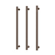 Heated Triple Towel Rail Round 800mm