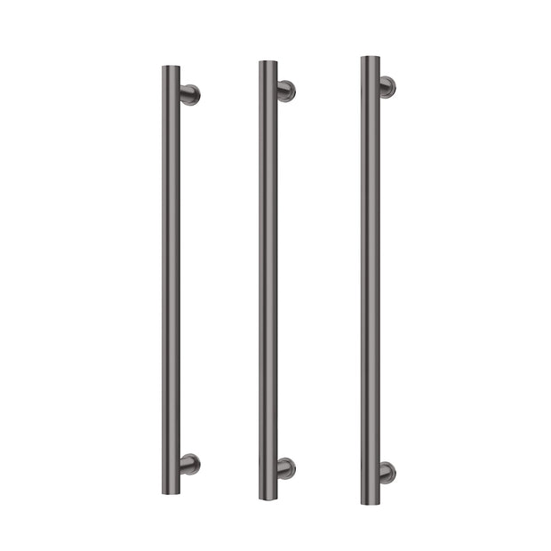 Heated Triple Towel Rail Round 800mm