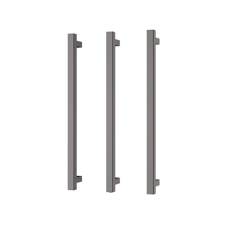 Heated Triple Towel Rail Square 600mm