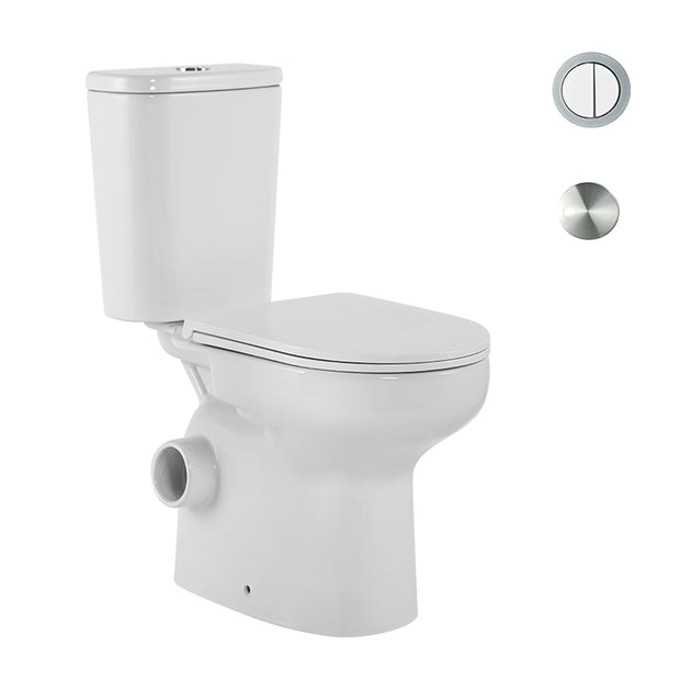 Zenmo Skewa Toilet Suite in Chrome