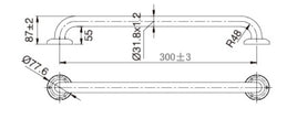 Zenmo Mobi Care 300mm Grab Rail