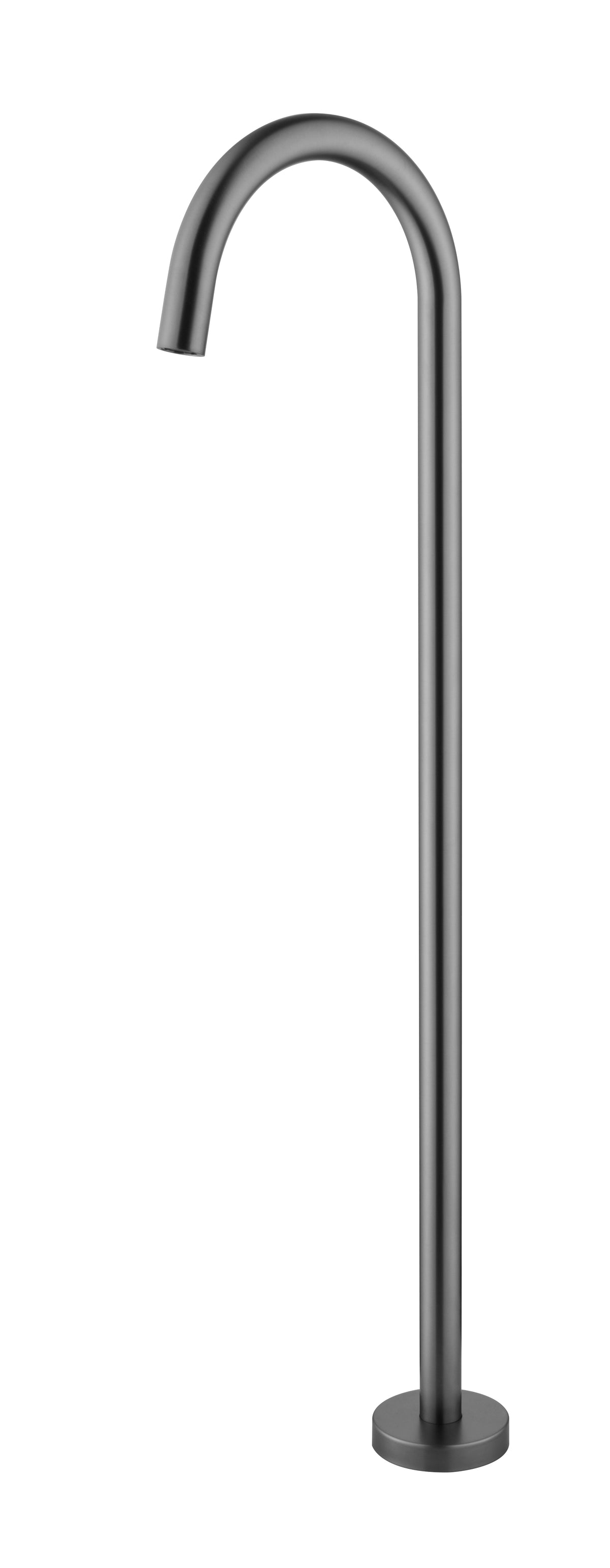 Zenmo Jess Floor Standing Bath Filler in Gun Metal
