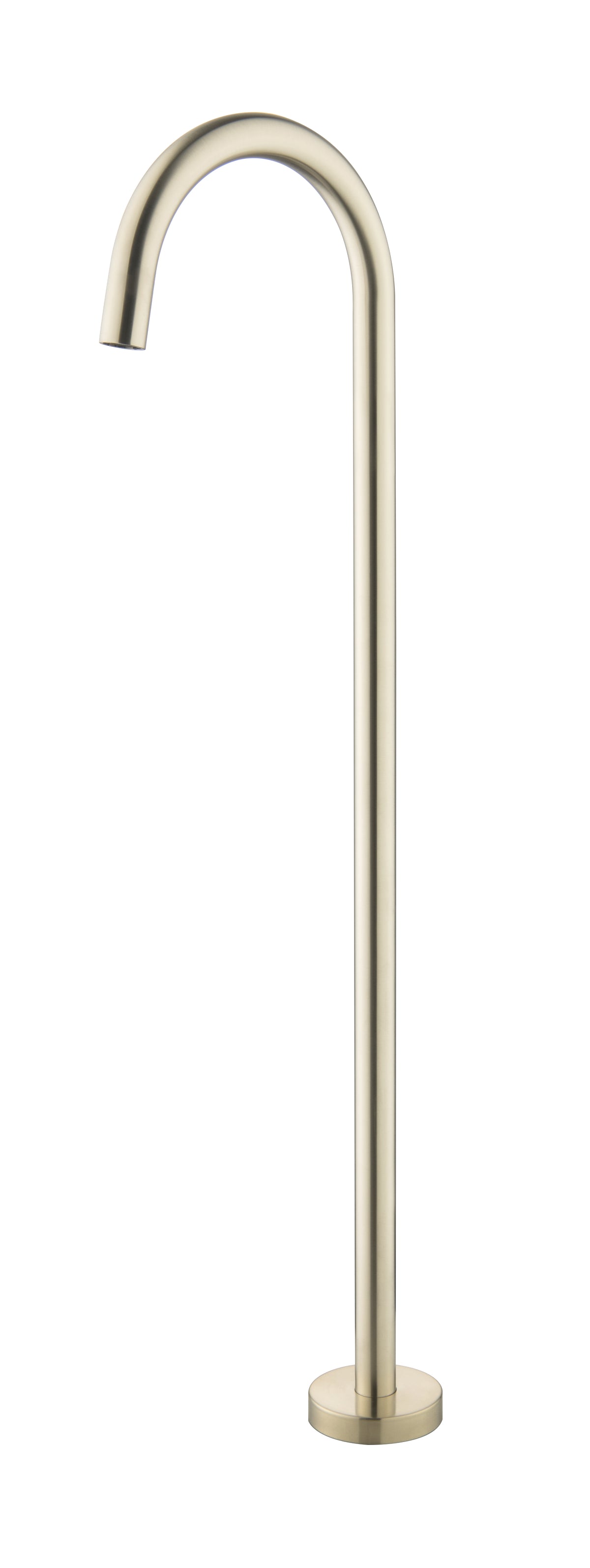 Zenmo Jess Floor Standing Bath Filler in Brushed Brass