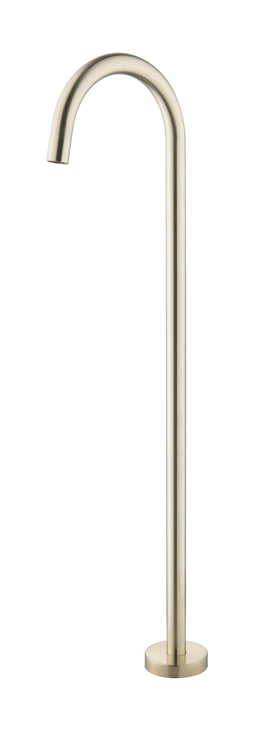 Zenmo Jess Floor Standing Bath Filler in Brushed Brass