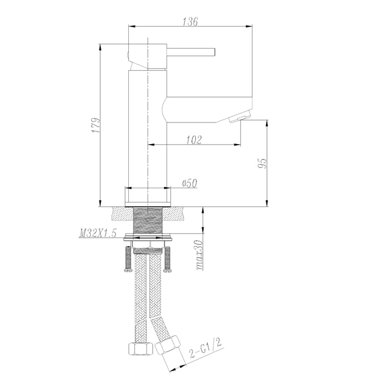 Zenmo Jess Basin Mixer