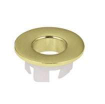 Zenmo Basin Overflow Rings in Brushed Brass