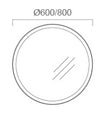 Zenmo Eclipse Round LED Mirror