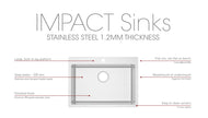 Zenmo Impact 49L Sink with Tap Hole