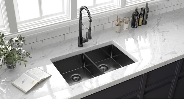 Zenmo Nixon Double Bowl Undermount Sink lifestyle