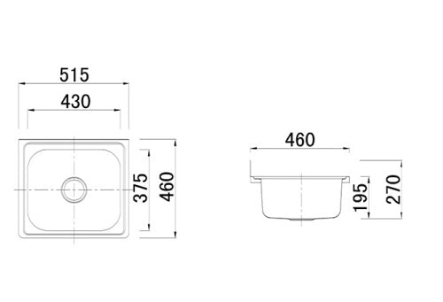 Zenmo Lavassa Stainless Steel Cleaners Sink