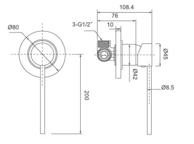 Zenmo Jess Care Shower Mixer