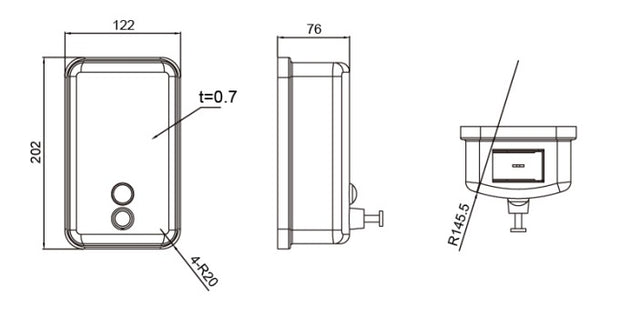 Zenmo Mobi Soap Dispenser with Viewing Window
