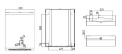 Zenmo Mobi Paper Towel Dispenser with Viewing Window