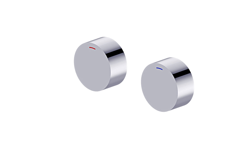 Zenmo Vivo Wall Top Assembly with Spindle Cartridge in Chrome