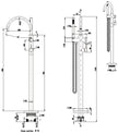 Zenmo Jess Freestanding Bath Set