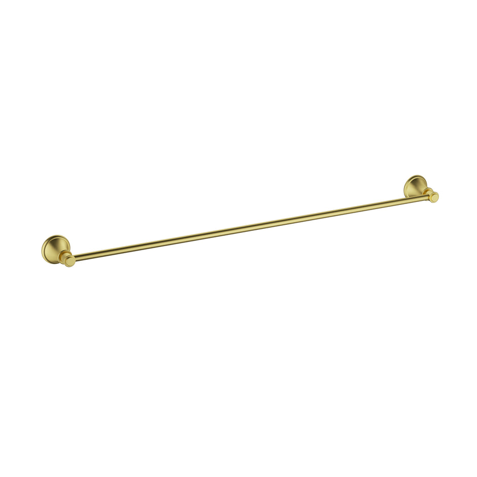 Ikon Clasico Towel Rail Single 600mm in Brushed Gold