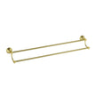 Ikon Clasico Towel Rail Double 600mm in Brushed Gold