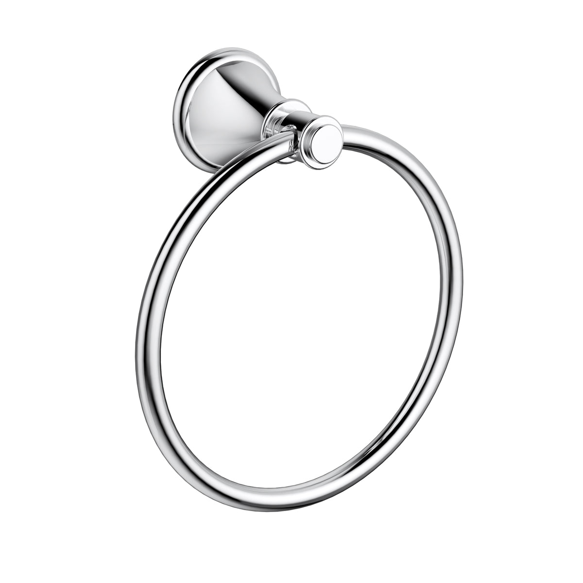 Ikon Clasico Towel Ring in Chrome