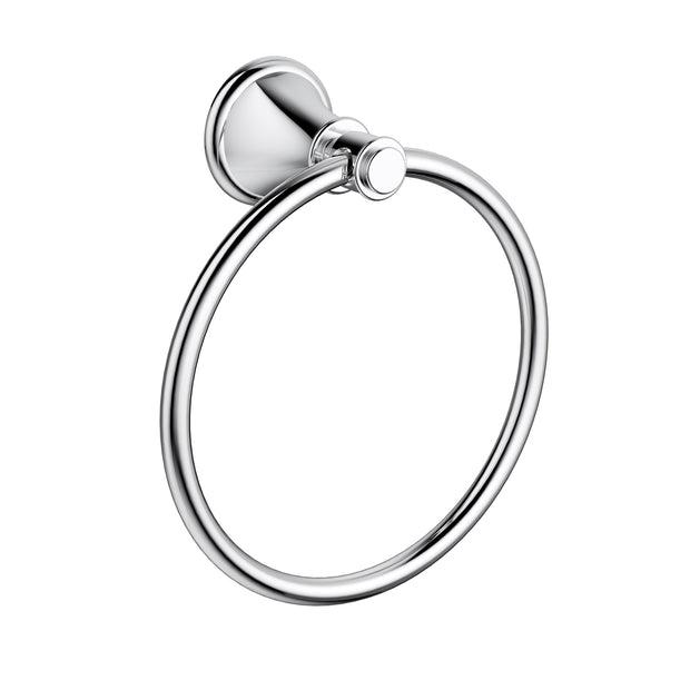 Ikon Clasico Towel Ring in Chrome