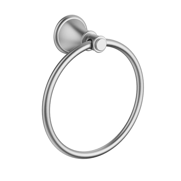 Ikon Clasico Towel Ring in Brushed Nickel
