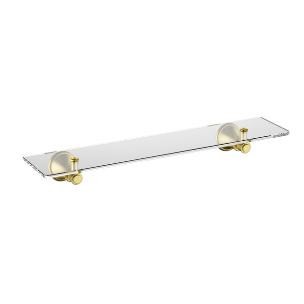 Ikon Clasico Shelf Glass in Brushed Gold