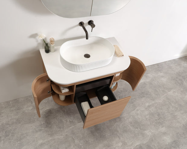 Zenmo Milan Wall Hung Vanity 900mm lifestyle
