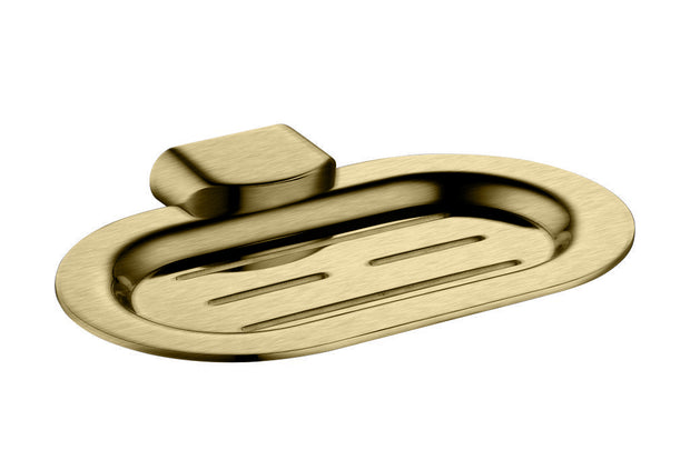 Zenmo Kenzo Soap Dish in Brushed Brass