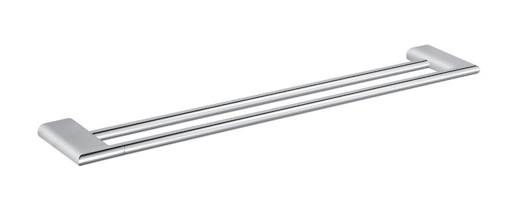Zenmo Kenzo 75cm Double Towel Rail in Chrome