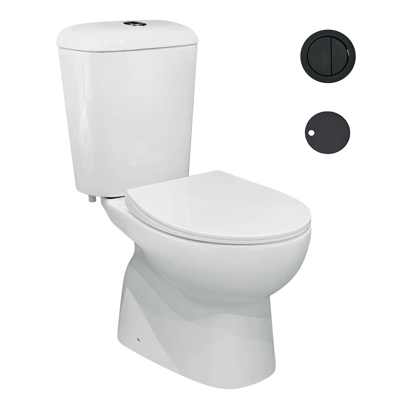Zenmo Mobi-III Toilet Suite in Matte Black