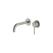 Poco Wall Basin/Bath Set 165mm Lead Free in Brushed Nickel - Two cover plates
